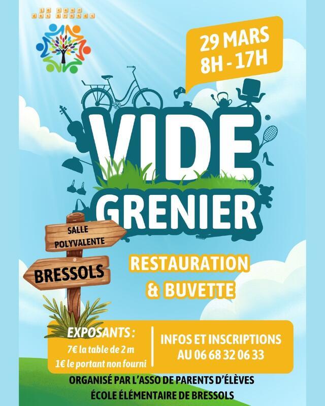 Vide grenier de l'association la cour des grands