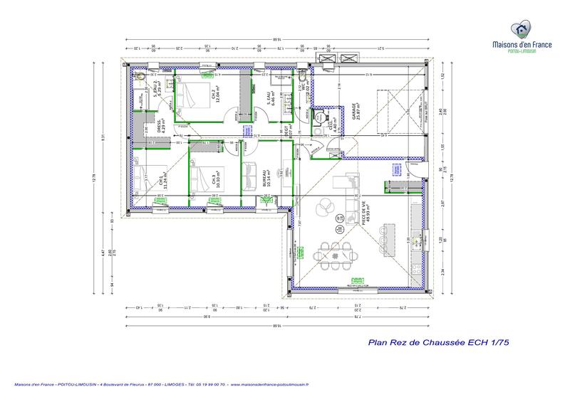 Maison - 124 m² - 6 pièces