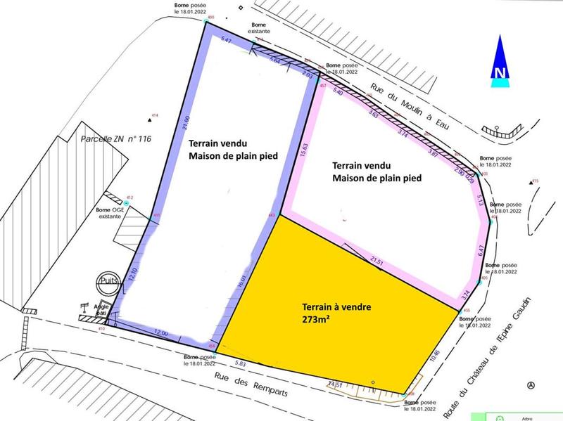 Terrain - 273 m²