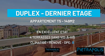 Duplex - 149 m² - 5 pièces