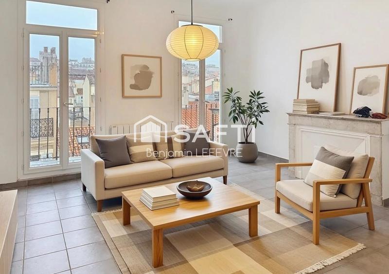 Appartement - 55 m² - 2 pièces