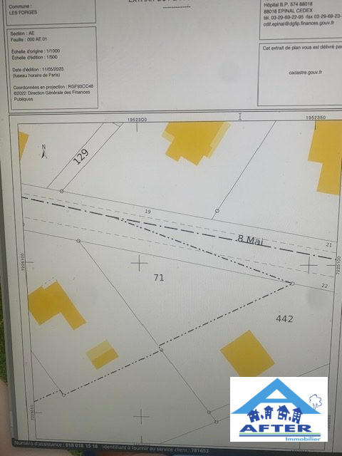 Terrain agricole - 896 m²
