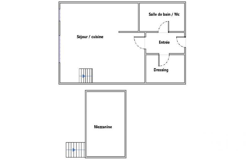 Appartement - 36 m² - 2 pièces
