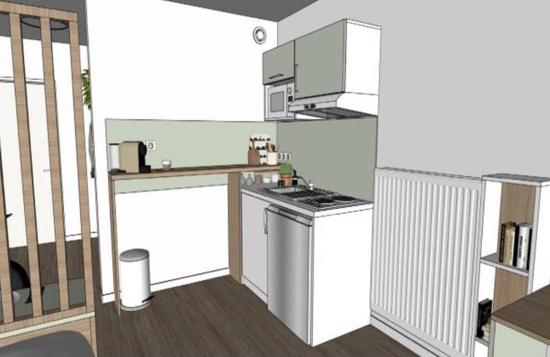 Appartement - 17 m² - 1 pièce