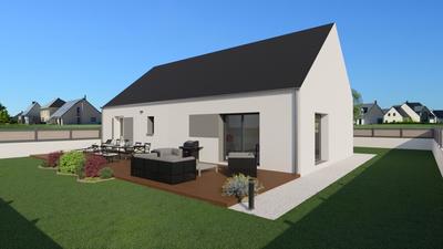 Maison - 80 m² - 5 pièces