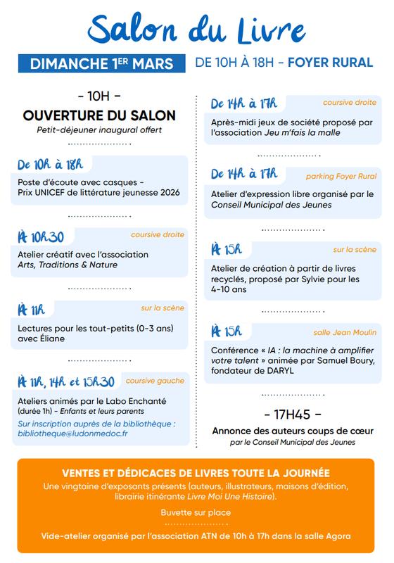 Salon du Livre de Ludon-Médoc