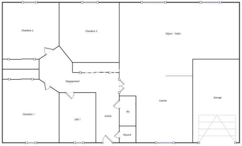 Maison - 88 m² - 5 pièces