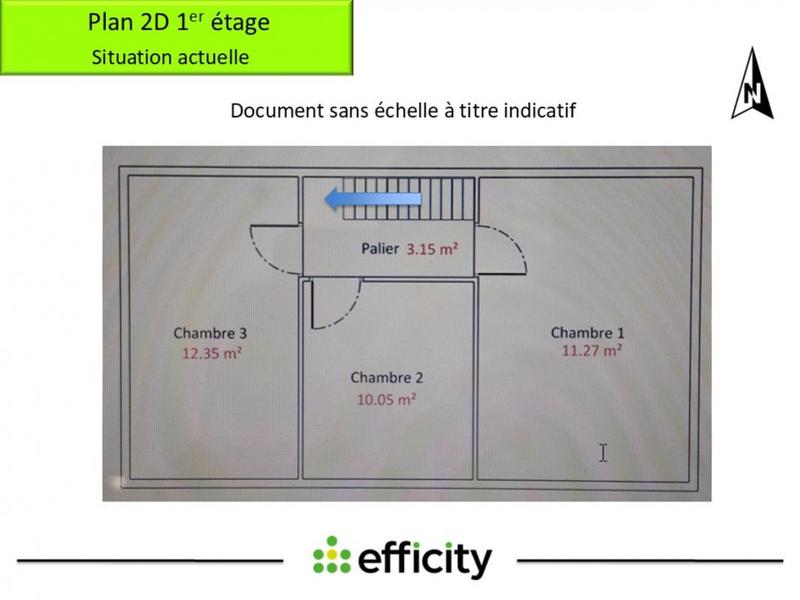 Maison - 80 m² - 4 pièces
