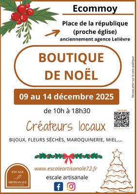Boutique éphémère de Noël - Escale Artisanale