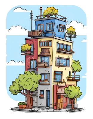 Immeuble - 379 m² - 19 pièces