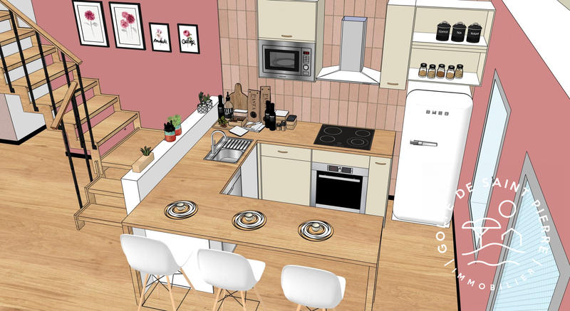 Duplex - 105 m² - 4 pièces