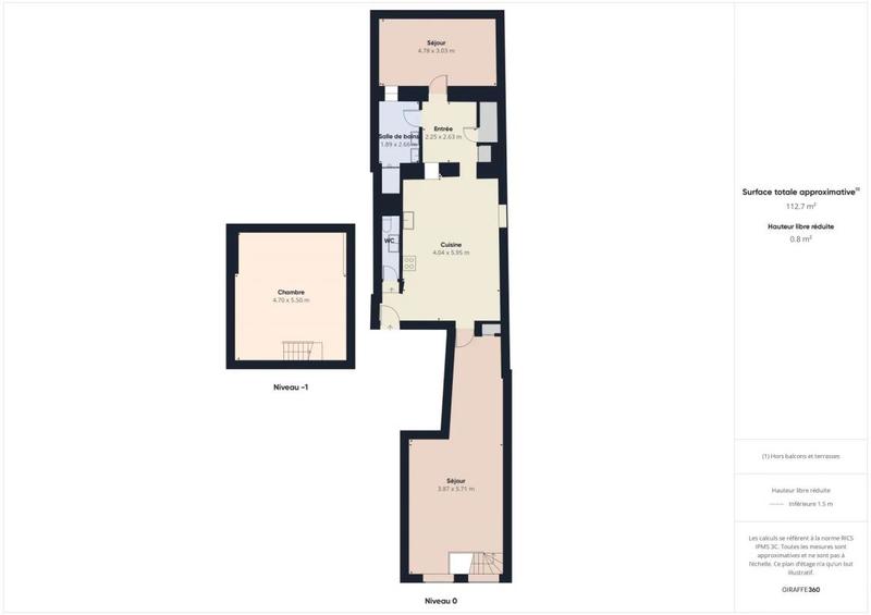 Appartement - 106 m² - 4 pièces