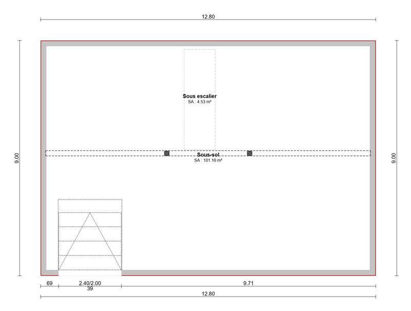 Maison - 94 m² - 4 pièces