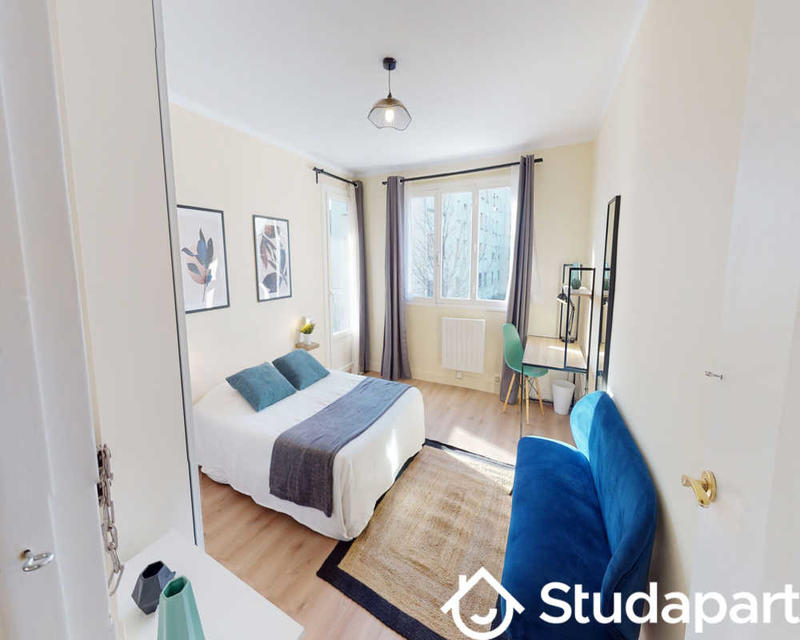 Chambre - 60 m² - 1 pièce