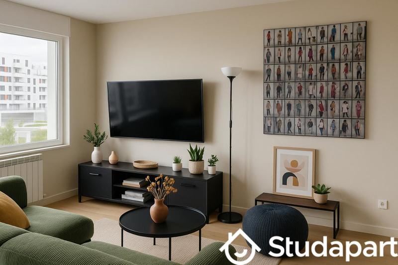 Chambre - 12 m² - 1 pièce