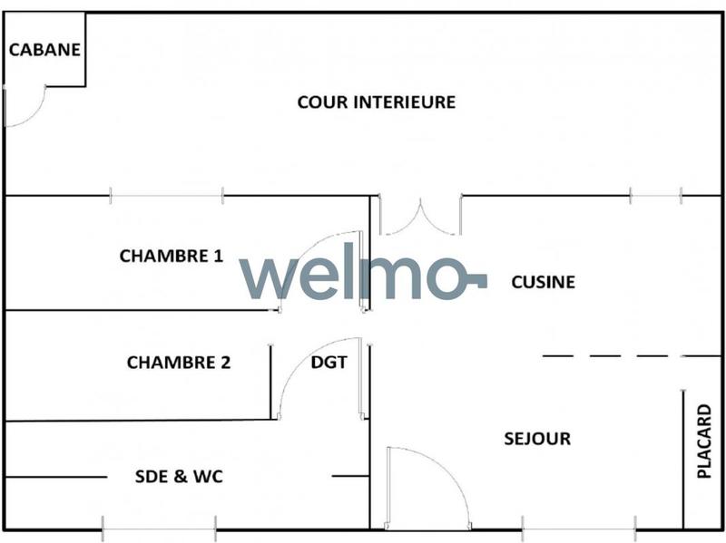 Appartement - 60 m² - 3 pièces