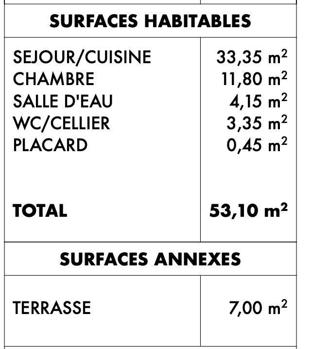 Maison contemporaine - 53 m² - 2 pièces