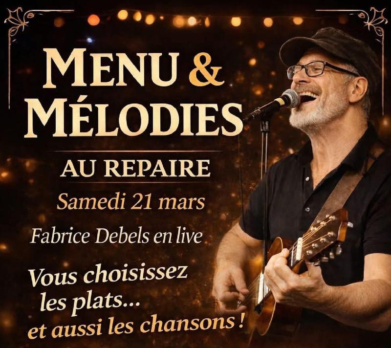 Menu &amp; chansons du Repaire