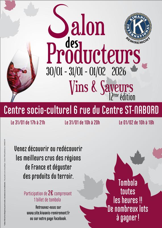 Salon des producteurs vins et saveurs