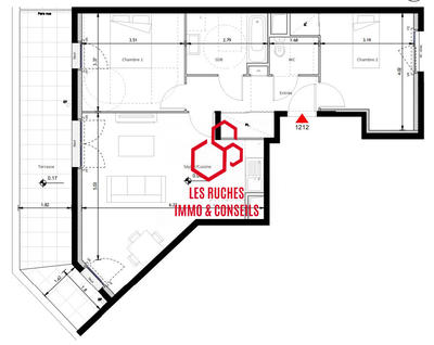 Appartement - 66 m² - 3 pièces