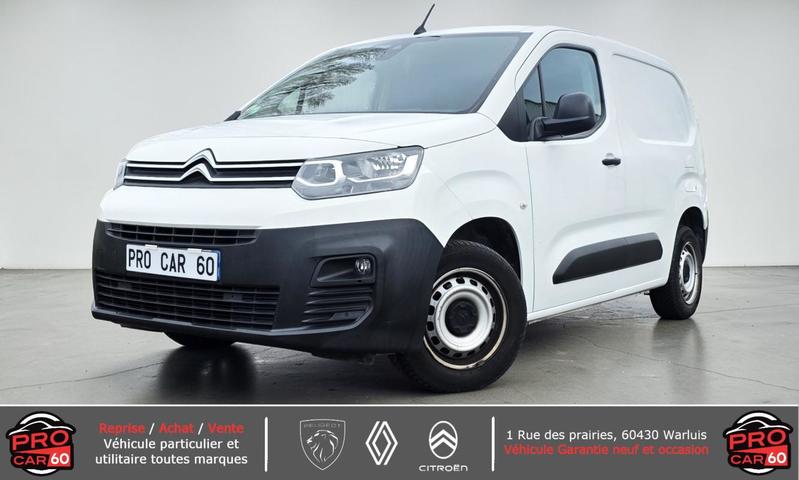 Citroën Berlingo 1° Main 1.5 b Hdi 100cv Pack Driver 3 places Caméra / Tél Clim