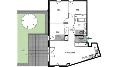 Appartement - 85 m² - 4 pièces