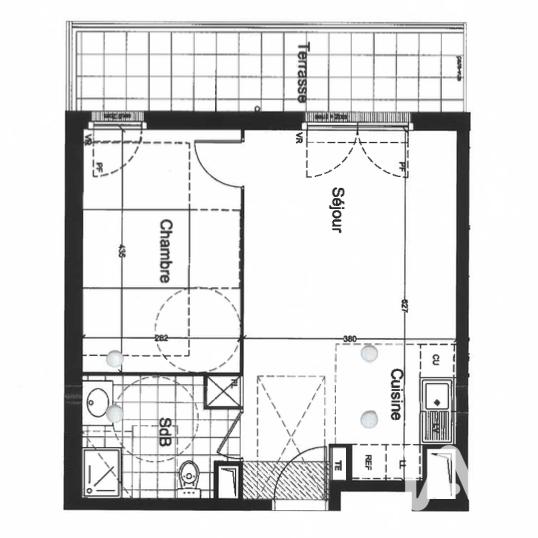 Appartement - 42 m² - 2 pièces