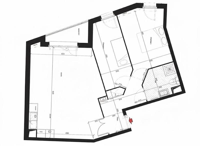 Appartement - 66 m² - 3 pièces