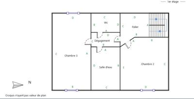 Maison - 90 m² - 4 pièces