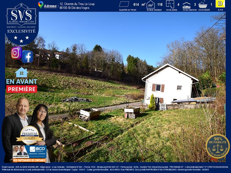 Maison - 118 m² - 4 pièces