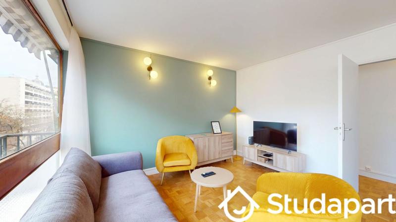 Chambre - 9 m² - 1 pièce