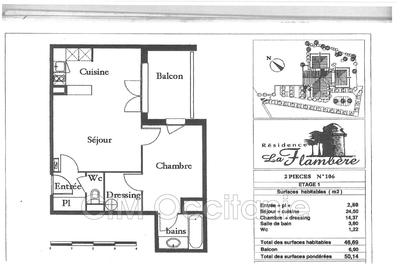 Appartement - 47 m² - 2 pièces
