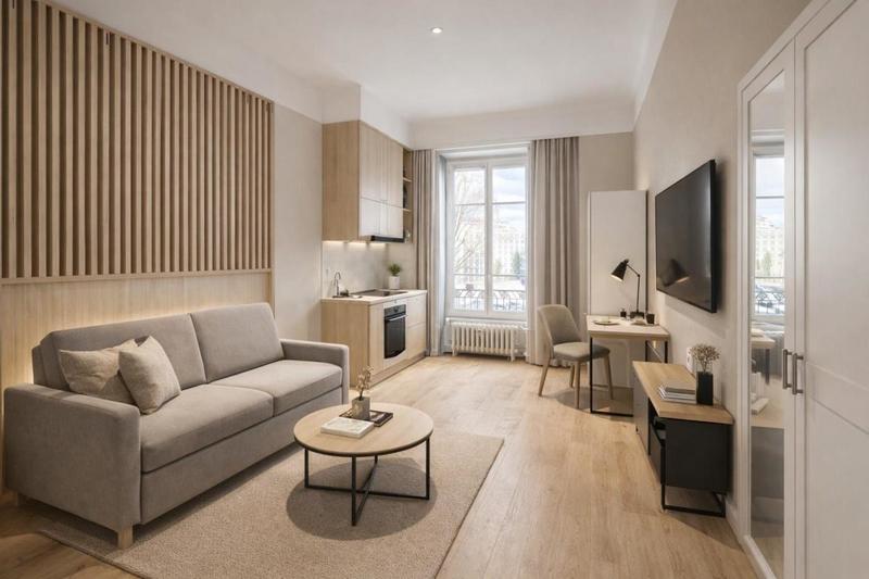 Appartement - 21 m² - 1 pièce