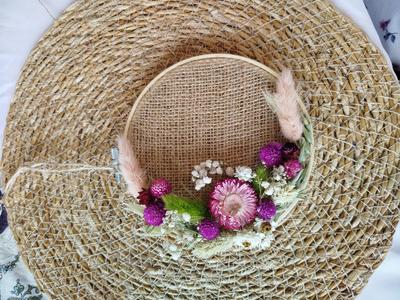 Atelier tambour fleuri