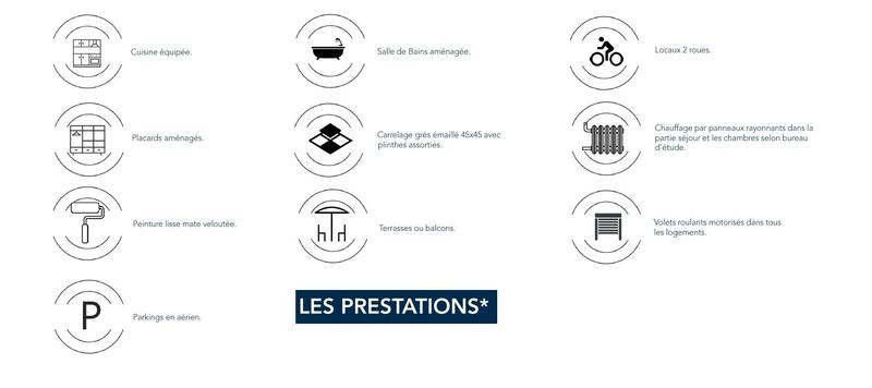 Appartement - 65 m² - 3 pièces