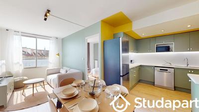 Chambre - 9 m² - 1 pièce