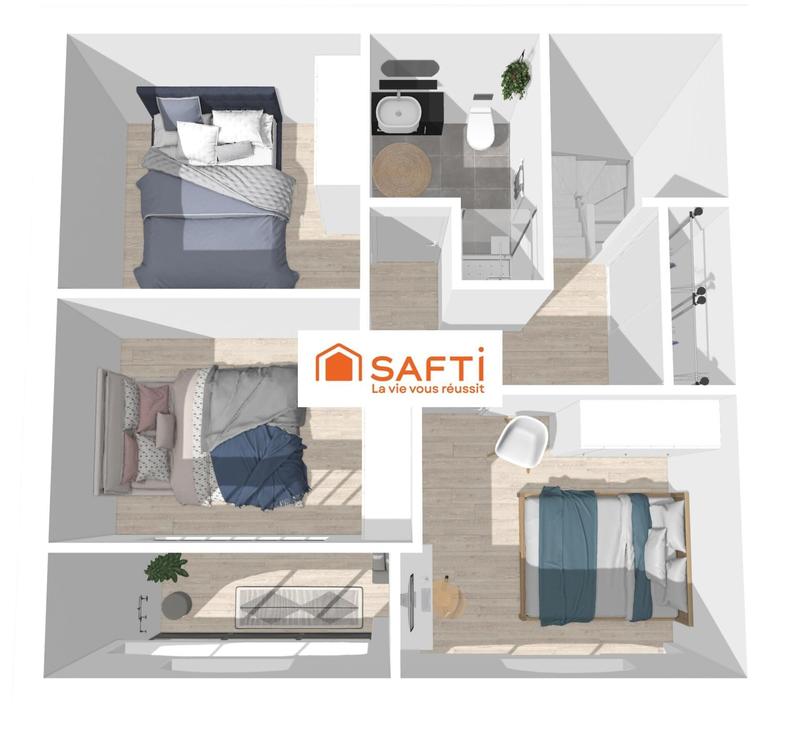 Maison - 92 m² - 4 pièces