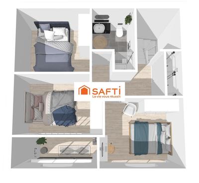 Maison - 92 m² - 4 pièces