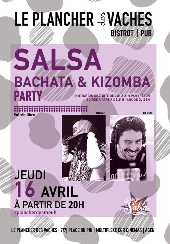 Soirée danses latines : Salsa Bachata &amp; Kizomba Party