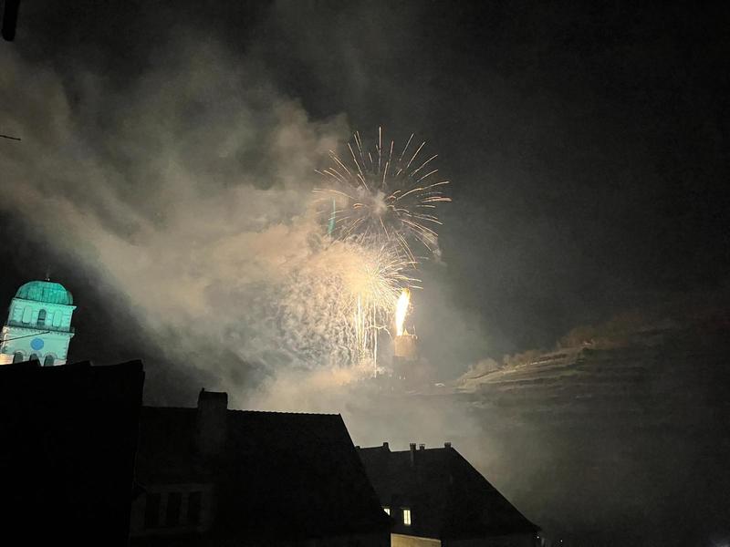 Feu d'artifice du réveillon de la Saint-Sylvestre