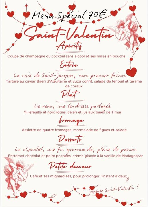 Repas St Valentin