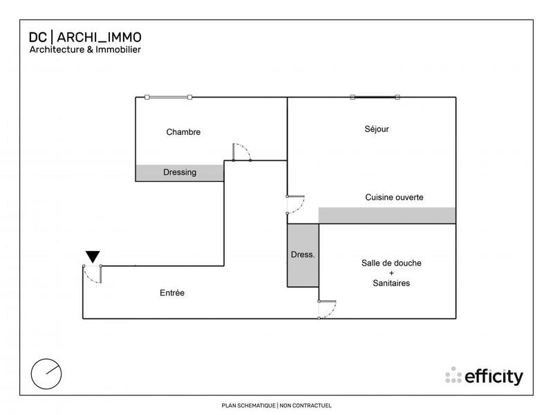 Appartement - 42 m² - 2 pièces
