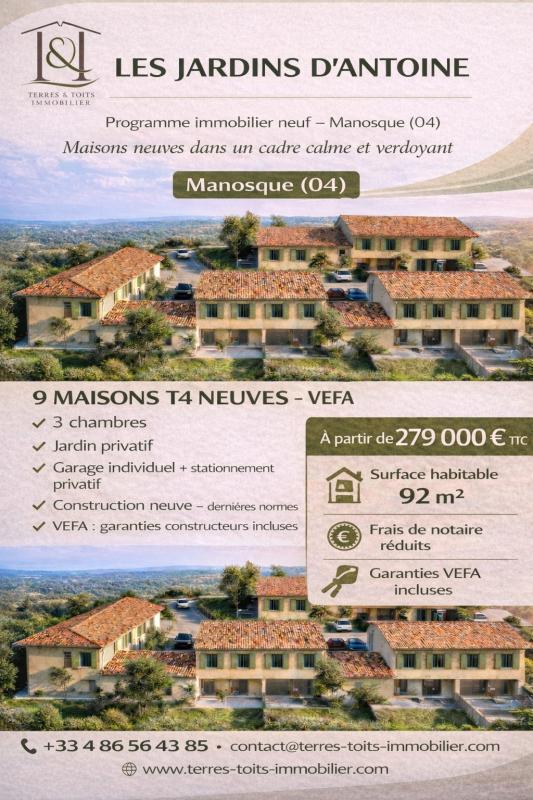 Maison - 92 m² - 4 pièces