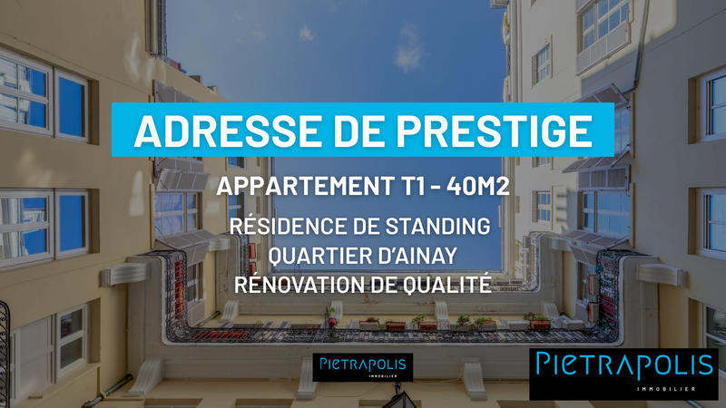 Appartement - 40 m² - 1 pièce