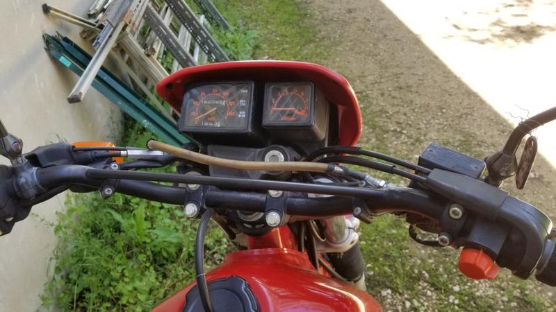 Honda Xlr 350 honda rouge 0350 387