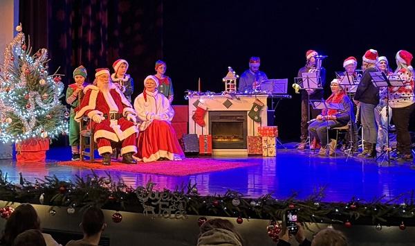 Arrivée magique du Père Noël