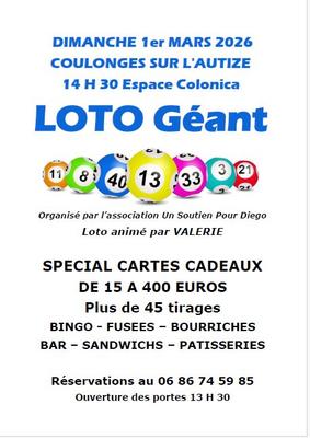 Loto "un soutien pour Diégo"