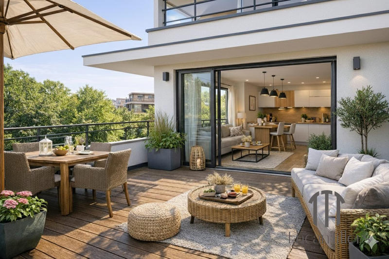 Appartement - 61 m² - 3 pièces