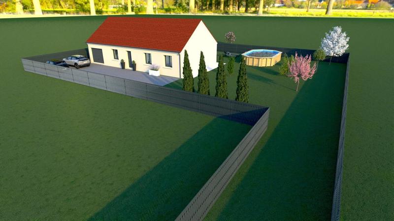 Terrain constructible - 950 m²