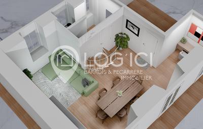 Appartement - 45 m² - 3 pièces